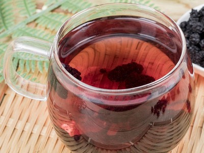 【代发】包邮批发果干 桑葚干袋装散装500g 泡水果茶熬粥黑桑葚干图4