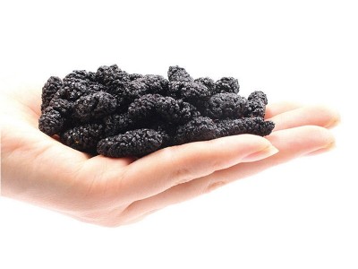 【代发】包邮批发果干 桑葚干袋装散装500g 泡水果茶熬粥黑桑葚干图2