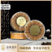 西藏那曲虫草100条装 头期冬虫夏草晒干足干冬虫夏草批发虫草批发