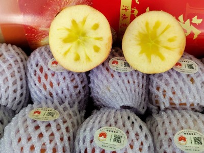 新疆阿克苏冰糖心苹果产地直发核心红旗坡农场种植基地现发孕妇图2