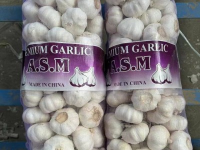 金乡出口仓库直发蒜头杂交白蒜红蒜小网袋装新鲜红皮白皮大蒜图5