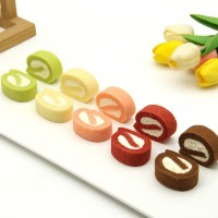 瑞士卷迷你五彩多口味混装慕斯蛋糕自助餐火锅店用甜点蛋糕