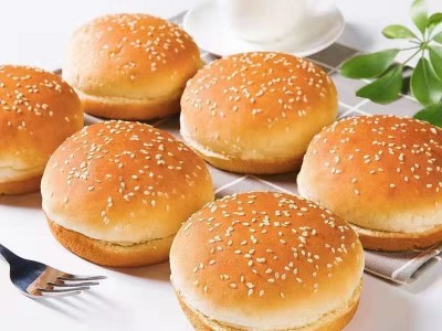 汉堡胚面包包胚商用早餐代餐加热即食半成品奶香糕点法式软面包图3