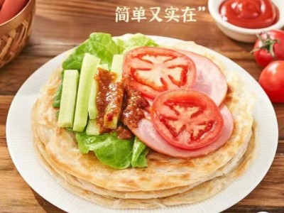 正宗原味手抓饼100片整件批发面饼早餐饼台湾商用商用早餐速食图4