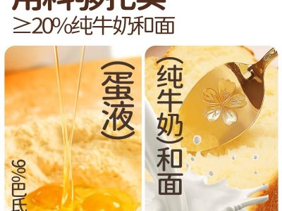 干净配方厚切黄油牛奶吐司电商一件代发图4