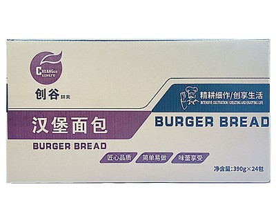 汉堡胚面包胚汉堡包营养早餐即食胚整箱批发商用奶香软面包糕点图2