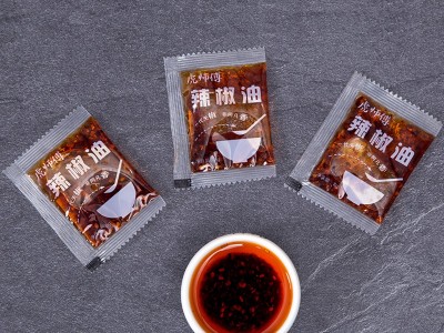 虎师傅辣椒油香辣椒油小包装水饺蘸料油泼辣子外卖辣椒油小包图4