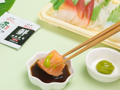 妙多芥末鱼生寿司调味料二合一套装小包寿司刺身青芥辣3g+酱油6g图5