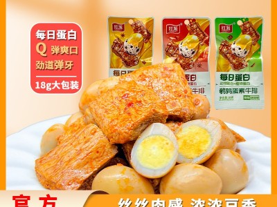 20包/盒 鹌鹑蛋素牛排豆干手撕素肉卤蛋香辣烧烤五香豆干休闲零食图2