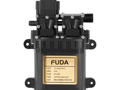 福达双电机电动喷雾器隔膜泵关枪停机压力泵农用高压洗车 抽水泵图5