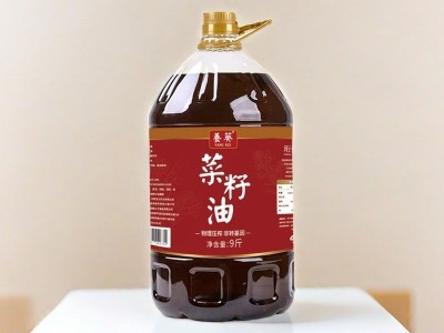 养葵菜籽油9斤四川风味物理压榨食用油家用商用小榨原香图3