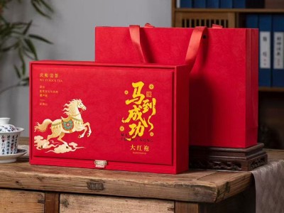 大红袍批发武夷岩茶肉桂水仙礼盒装 2026新年伴手礼茶叶可定制图2