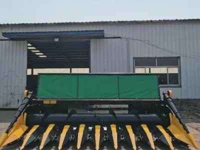 五丰 玉米小麦大豆艾草收割四轮拖拉机前置割台收割机图3