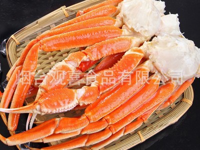 阿拉斯加鳕蟹礼盒 熟冻雪蟹脚 雪蟹棒雪蟹肩海鲜礼盒批发图3