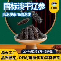 国标高泡发纯野生淡干海参工厂辽参刺参大连海参批发淡干海参干货