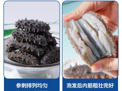 顺丰直邮大连海参干货辽参淡干海参辽参干货干制老辽海参高端礼盒图3