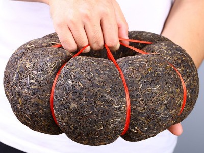 厂家批发云南普洱生茶金瓜贡茶塔18公斤盒装生态金芽黑茶普洱茶图3