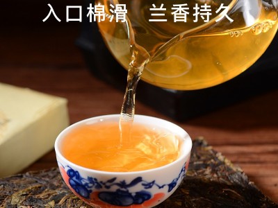 普洱茶生茶茶砖 景迈明前乔木250克砖茶 云南普洱茶批发厂家直发图2