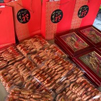 九节虾斑节虾干干即食特大号大号烤虾干特大号烤对虾零食海鲜干货