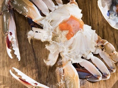 带膏三目母蟹批发 鲜活速冻三点蟹冷冻梭子蟹膏蟹蟹肉煲新鲜海鲜图3