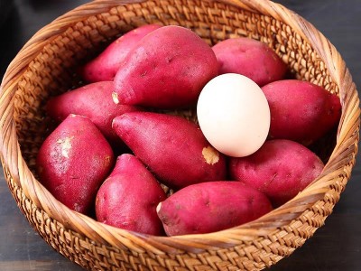 黄心鸡蛋薯新鲜沙地红薯5斤非临安天目山小香薯品种红蜜薯山芋图3