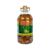 邓州娃娃鱼醇香压榨纯菜籽油5L桶装 家用炒菜大桶装批发