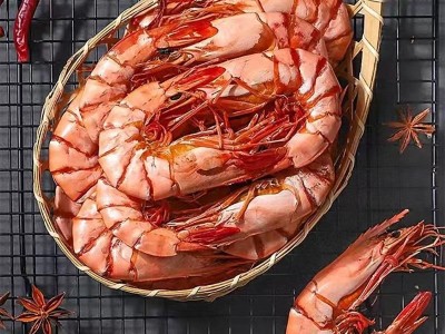 九节虾开袋即食 孕妇零食海鲜干货 山东特产烤虾干大号竹节虾海虾图2