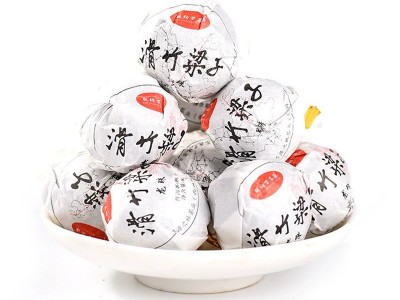 云南龙珠熟茶茶叶普洱茶滑竹梁子生茶古树厂家黑茶普洱大叶种图5