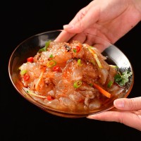 凉拌海蜇头220g 无沙盐渍海蜇皮海蜇丝下酒菜带调料 即食海蜇头