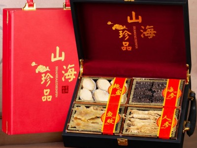 春节年货过年送礼海参鲍鱼人参鱼胶组合高档实用礼盒海鲜图4