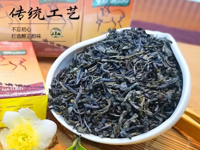 散装绿茶green tea眉茶41022AAAA厂家批发茶叶出口非洲小包装25克图2
