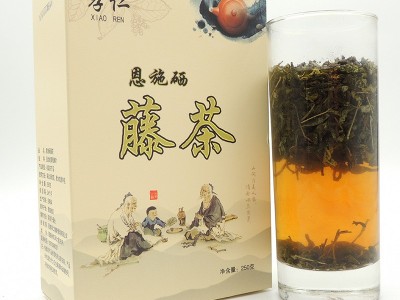 厂家批发藤茶礼盒装原产地恩施硒材质优良养生清润茶叶硒茶硒源图2