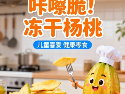 冻干杨桃水果干果蔬干水果FD脱水冻干水果脆杨桃脆冻干零食定制图3