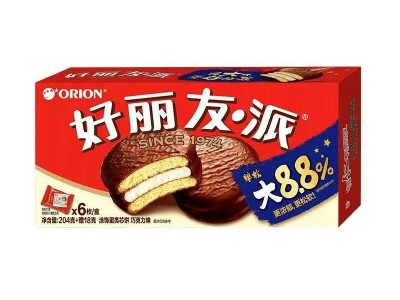 好丽友巧克力派6枚多口味可选休闲代餐零食糕点好丽友派批发图1