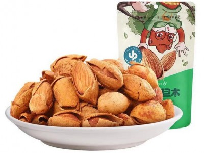 三只松鼠手剥巴旦木160g/120g干果零食坚果炒货巴旦木扁桃仁图5