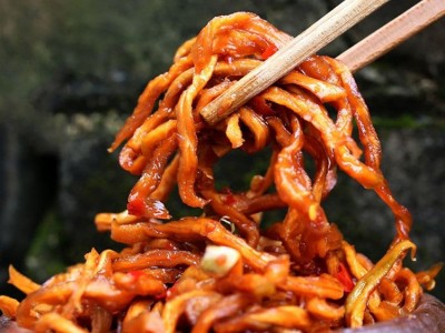 500g/瓶龙老师香辣木瓜丝干木瓜条酱菜下饭菜木瓜丁开胃菜下饭菜图3