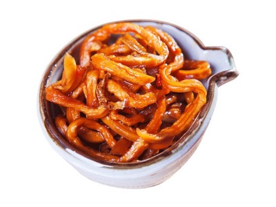 500g/瓶龙老师香辣木瓜丝干木瓜条酱菜下饭菜木瓜丁开胃菜下饭菜图5