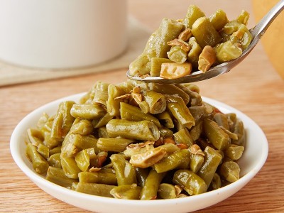 定制酸辣豇豆1kg饭店餐饮外卖炒菜冷盘酸豆角酱菜整箱批发图1