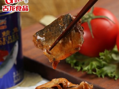古龙食品 茄汁鲭鱼罐头海鲜下饭拌饭拌面酸甜即食熟食小菜425g图3