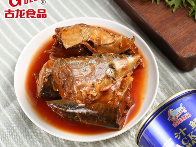 古龙食品 茄汁鲭鱼罐头海鲜下饭拌饭拌面酸甜即食熟食小菜425g图4