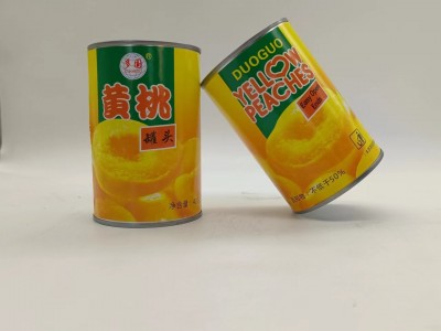 水果罐头黄桃罐头425g*12罐 新鲜水果罐装休闲零食厂家直销批发图4