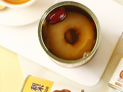 一整颗炖梨、烤梨罐头400g*6罐礼盒装 休闲零食厂家直销批发图2