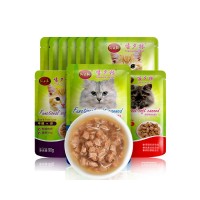 嘻夕林猫湿粮90g*12/24袋幼猫零食妙鲜封包补水营养猫粮整箱包邮