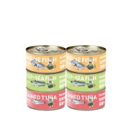 poroca白肉猫罐头170g整箱12罐三文鱼金枪鱼猫咪零食大罐营养正品