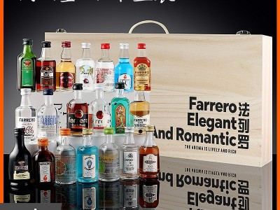 厂家直发礼盒装便利店50ml小洋酒可调配鸡尾酒白兰地威士忌伏特加图1