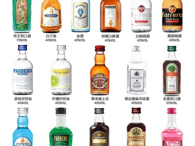 迷你白兰地威士忌洋酒套装厂家夜市摆摊便利店调酒小酒版礼盒款图5