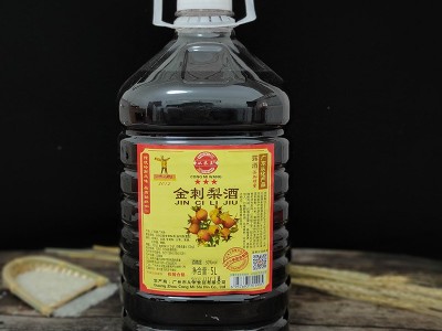30度刺梨酒从化金刺梨酒刺梨果酒制甜味酒2.5L桶装5L图2