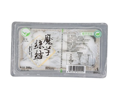 零脂轻食魔芋丝结 低热量卡路里代餐方便即食凉拌魔芋丝结批发图1