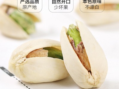 松鼠达人原色无漂白特大颗粒开心果250g散装批货盐焗坚果干果零食图3