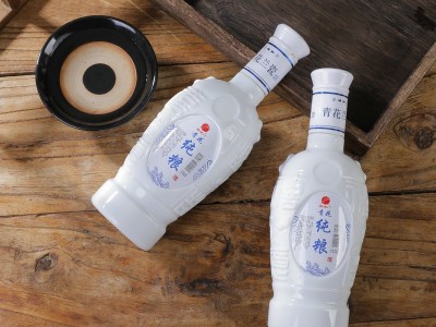 福满门青花兰瓷粮食白酒500ml浓香型礼盒装白酒2瓶装52° 白酒批发图5